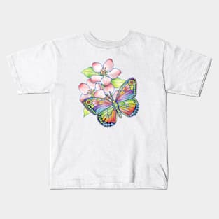 Apple Blossom Bouquet Kids T-Shirt